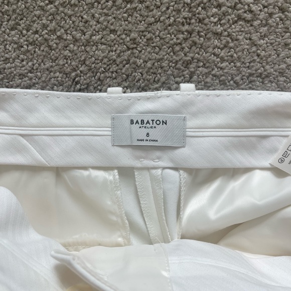 ARITZIA BABTON Agency 5" Shorts White - Picture 5 of 8